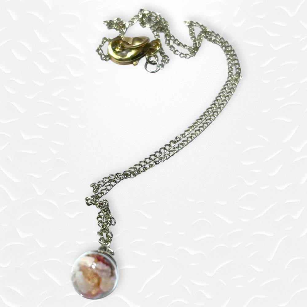 Hand Crafted Necklace Fire Opal Rainbow Moonstone Neon Apatite Pots Chain - Picture 3 of 10